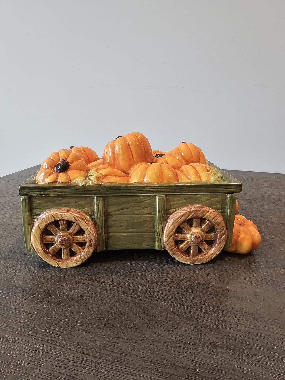 Yankee Candle Pumpkin Cart Tealight Candle Holder